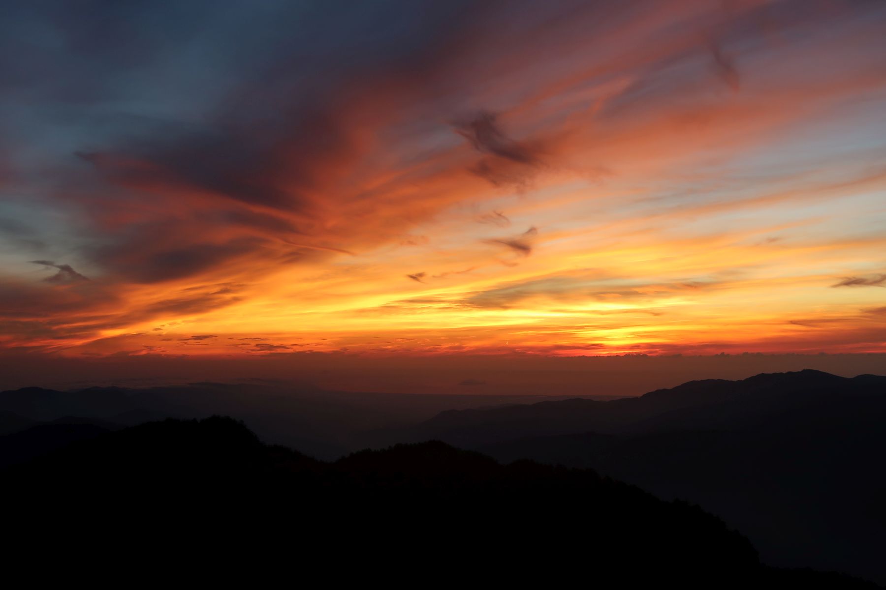 Sonnenaufgang auf Mt. Tao